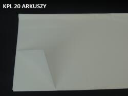 MartineX Szatén Fólia Virágos Celofán Csokor Virágokhoz 58cm20 Lap Fehér (Folia)