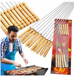  Nyársak Saslikhoz Grillnyárs Fém Grillnyárs 10 db 30 cm (5906657117410)