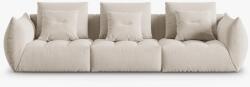 Micadoni Canapea modulara Bloom 4 locuri 327 cm tapiterie catifea (MH140) Canapea