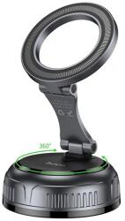 hoco. H92 autós tartó (műszerfalra, tapadókorongos, mágneses, 360°, összehajtható) FEKETE (H92)