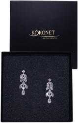 Kokonet Fülbevaló stift elegáns könnyű lógó finom doboz Minőség ezüst (8-0667)