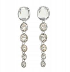 Kokonet Ezüst kristály fülbevaló hosszú lógós basic Glam hosszú Divatos esküvő (3-0438)