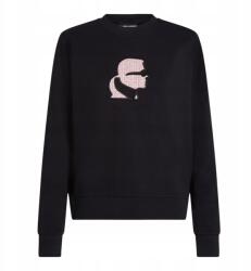 KARL LAGERFELD Női pulóver Karl Lagerfeld ASW20011 Boucle Karl Sweatshirt Fekete méret M (ASW20011)