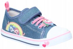 American Club TEN131 Gyerek tornacipő, vászoncipő, bőr talpbetét, tépőzáras B 26 (TEN131)