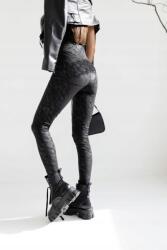 By Mielczarkowski női leggings bőr utánzat hosszú L-es méret