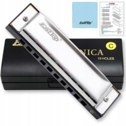 Szájharmonika diatonikus blues 10 csatornás C EastTop T10-3 orgona (HET10-01)