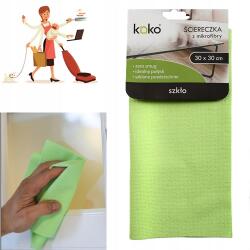 Koko Mikroszálas Törlőkendő 1DB 30x30CM Univerzális Törlőkendő Finom Üveghez (KO-7214)