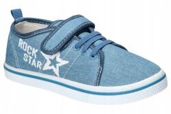 American Club TEN115 Tornacipő, Tépőzáras Tornacipő, Bőr Talpbetét Kék 31 (TEN115/24)