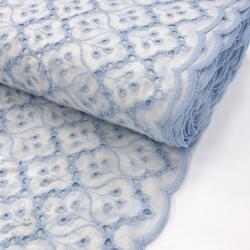  Pamutvászon EMBROIDERY Lilian blue
