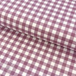 Pamutvászon FLANNEL Check mauve