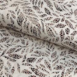  Viszkóz lenvászonnal FOIL Leaves bronze