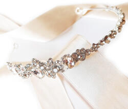 Kokonet Ezüst hajpánt strassz kristályokkal (4-0174)