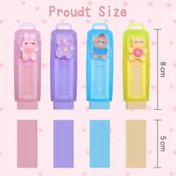  Kawaii radír gyerekeknek születésnapi ajándéktasak 13 db-os