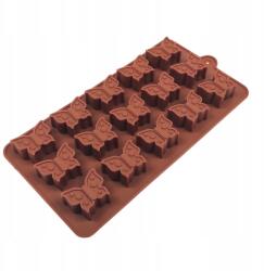 Eurobatt Szilikon öntőforma csokoládé zselé praliné pillangók (EBB226P)