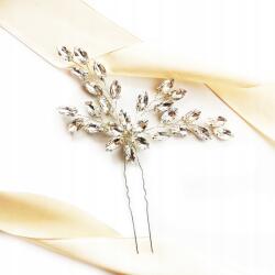 Kokonet Kontycsat Kokówka esküvői hajtű strasszkövekkel, elegáns (Wpinka KOKÓWKA wsuwka ślubna cyrkonie)