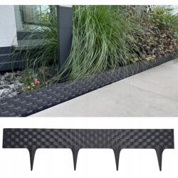 GardenPlast Palisada gyepszegély Rattan 0, 8 mb fekete Kerti (rattan czarny)