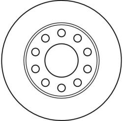 TRW DF4186 Féktárcsa Vw T. A4 1, 6- 10 Nagy Lyuk