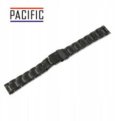 Pacific Acél karkötő karórához 20 mm fekete Teleszkópok Ingyenes (MB13-1-20)