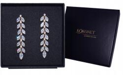 Kokonet Fülbevaló arany Hosszú elegáns levelek boho esküvő (KOLCZYKI złote DŁUGIE eleganckie listki boho)