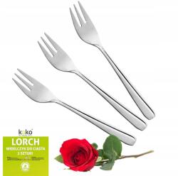 Koko Tortavilla, 3 darabos készlet, Astoria, szépen polírozott, kávéhoz, teához (KO-3261)