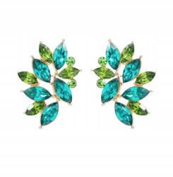 Kokonet Arany fülbevaló szárnyak levelek vintage trendek a fülnél közepes (3-0504)