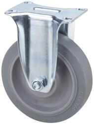 Evotools Roata Fixa TPR Gri - Dimensiuni 100 x 32 mm Sarcina Maxima 110 kg (679665)