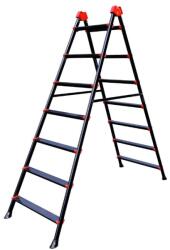 Evotools Scara Metalica Dubla - Inaltime Utila 78 cm Numar Trepte [N[trepte] - Numar Trepte] Lungime Tronson 82 cm (681891)