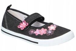 American Club TEN119 Balerinacipő Gyerek Tornacipő Tépőzáras Bőr Talpbetét B 34 (TEN119/24)