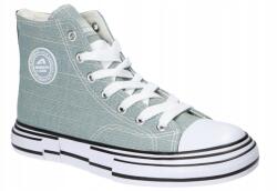 American Club LH92 Magasszárú Stílusos Női Kék Cipő Trampki 41 (LH92/24)