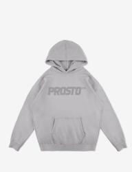 Prosto Férfi szürke kapucnis pulóver Prosto Big Log XXL