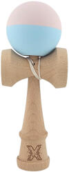 Flippy Kendama X Originala, Profesionala, Flippy, din lemn, Rubber Grip, 18 cm, Roz Albastru (teo-163991)