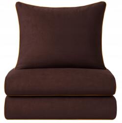 Strefa Spania Ágyneműhuzat 220x200 2x70x80 Polár Plüss Arany Lamella Táska Fogantyúval (shk220)