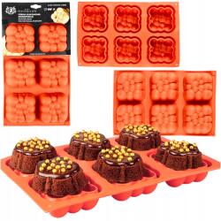 Karl Hausmann Szilikon Muffin Forma Csokoládé Szappan Muffin Buborék 3D Puffy Cube (5905155025760)