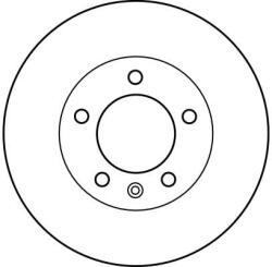 TRW Féktárcsa Opel/renault Hátsó