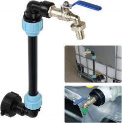 Mauzer Tartály Készlet Hordó Csap Golyóscsap Ibc Tömlő 3/4 1000L S60X6 (KRAN WĄŻ ZBIORNIK MAUZER 3/4 DESZCZÓWKA ZAWÓR) - allegro - 4 700 Ft