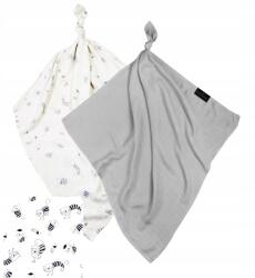 Texpol Bambooline kis pelenka bambusz muszlin 2 db-os csomag macskák szürke (5058053)