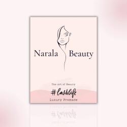Narala Beauty Luxury Promade XL tálcás szempilla 40 sor / 1000 fan M Mix 7mm-14mm - 10D