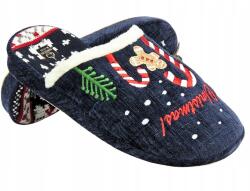 American Club Karácsonyi Női Papucs American SL18/24 Meleg Sötétkék (SL18/24.NAVY)