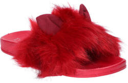 Dimar Stílusos Strandpapucs Női Papucs Bordó Szőrme 38 (DIM01)