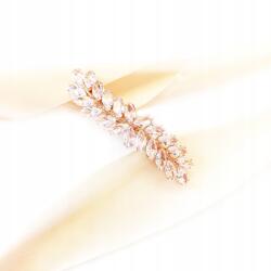 Kokonet Esküvői gombostű arany strassz levelek elegáns (4-0160)