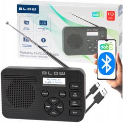 BLOW Digitális Konyhai Rádió Építőipari Hordozható LCD Bluetooth Dab+ Fm Aux Usb-c (77-574#)