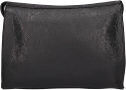 Italia Geantă de mână tip crossbody din piele Italia Gisell - neagru