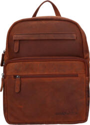 Greenwood Rucsac de dama vintage din piele Greenwood Beate - maro deschis