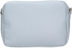 Italia Geantă de mână tip crossbody din piele Italia Marika - albastru deschis
