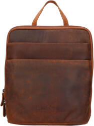 Greenwood Rucsac de dama vintage din piele Greenwood Norra - maro deschis