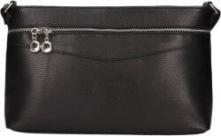Italia Geantă de mână tip crossbody din piele Italia Benea - neagra