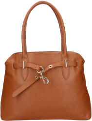 Italia Geanta de dama din piele Italia Sára - coniac