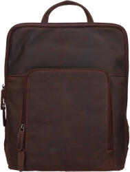 Greenwood Rucsac de dama vintage din piele Greenwood Paloma - maro închis