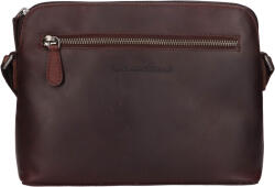 The Chesterfield Brand Geantă de mână crossbody din piele The Chesterfield Brand Nebraska - maro