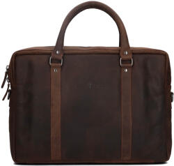 Greenwood Geanta barbati din piele Greenwood Samuel - maro